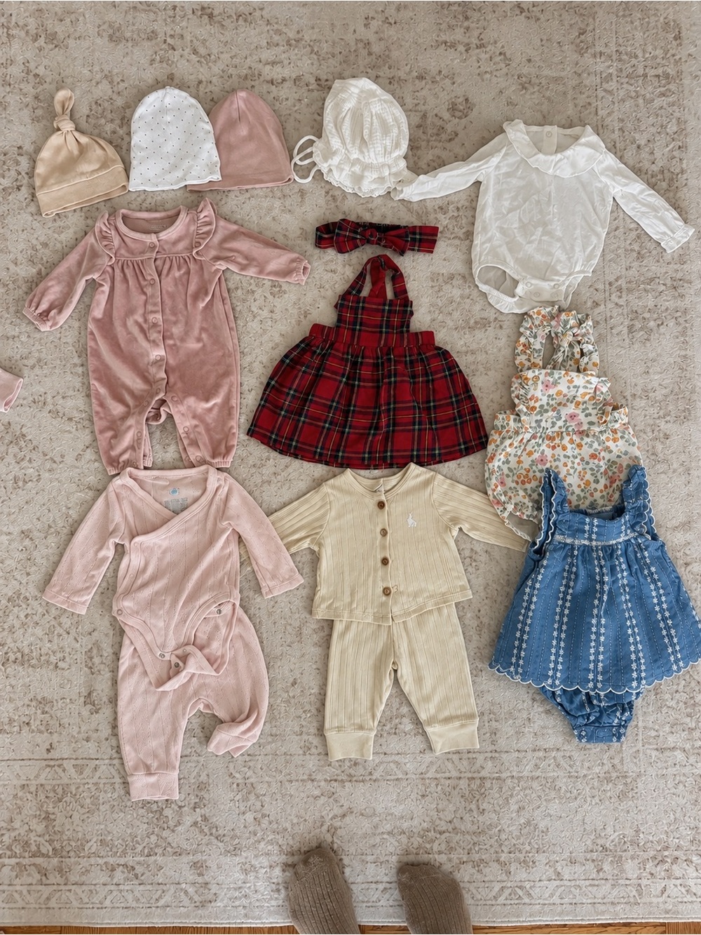 Newborn Baby Girl Clothes Lot – Like New & New